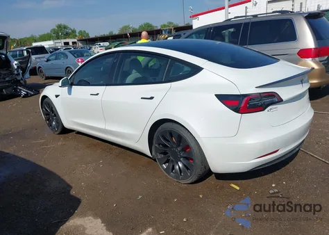 2021 Tesla Model 3 Performance Dual Motor All-Wheel Drive from USA, damaged, VIN 5YJ3E1EC7MF919282